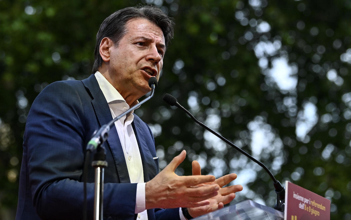 giuseppe conte dibattito gaza