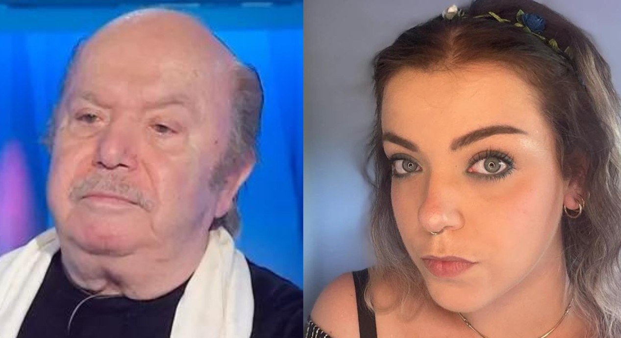 Lino Banfi e la nipote che lo ha reso bisnonno: «Fate figli». «Senza lavoro come li manteniamo?» Lino Banfi e la nipote che lo ha reso bisnonno: «Fate figli». «Senza lavoro come li manteniamo?»