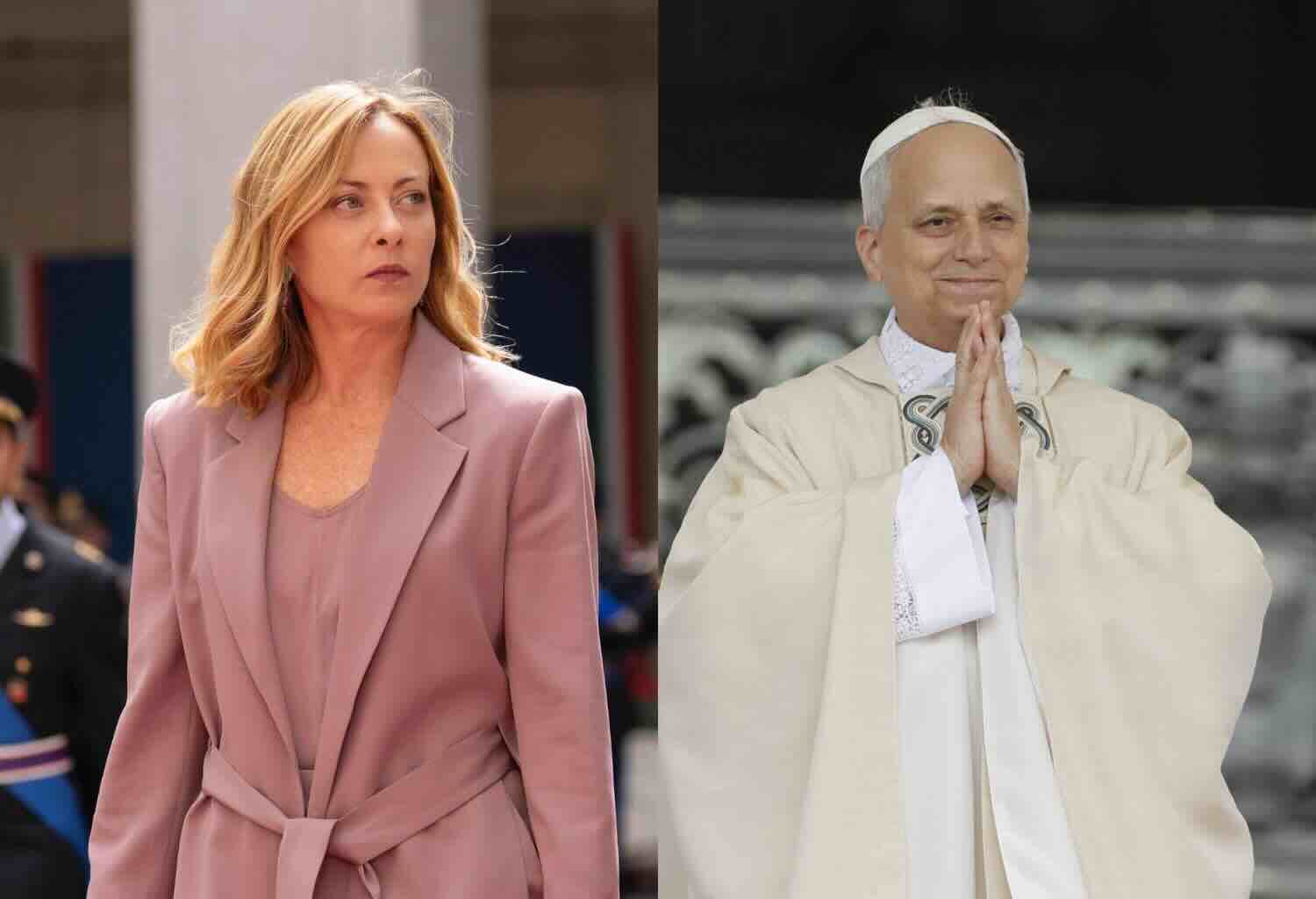 Giorgia Meloni e papa Leone XIV