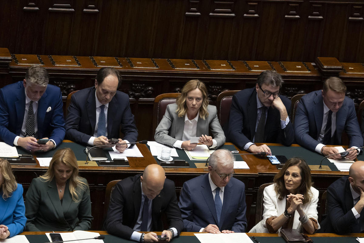 giorgia meloni premier time camera