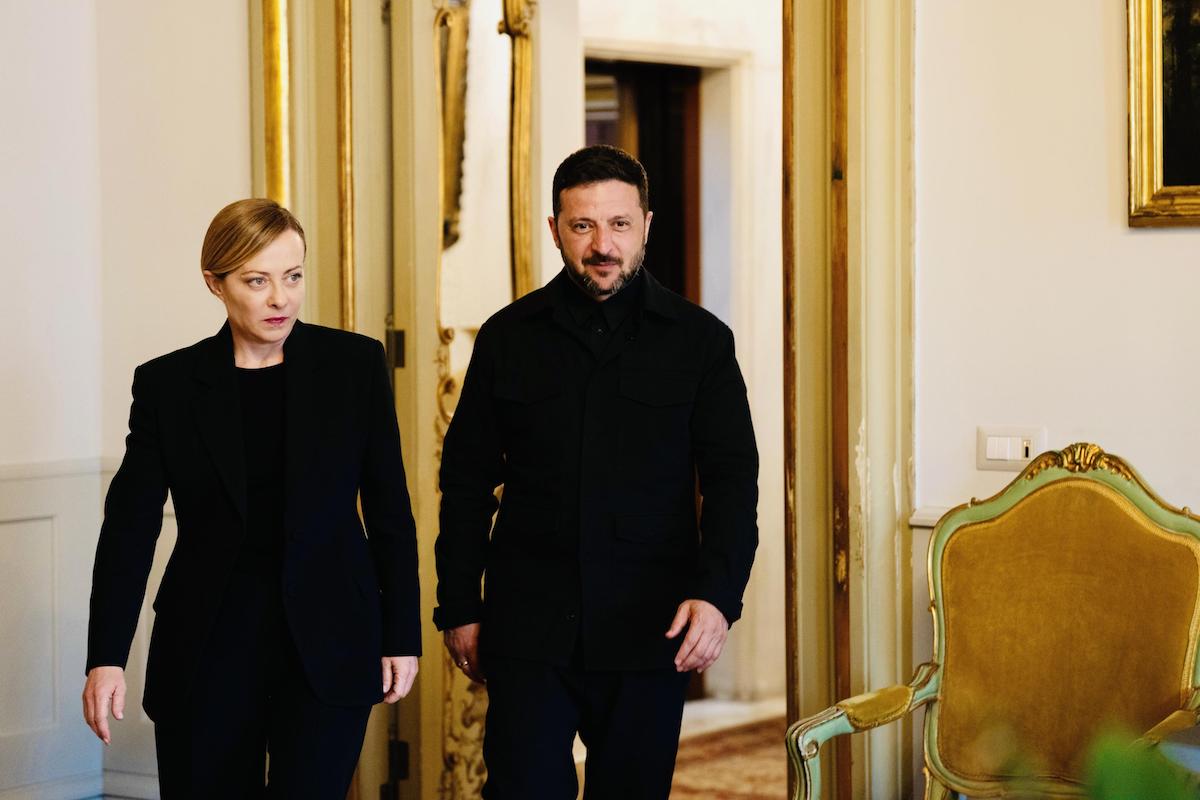 giorgia meloni volodymyr zelensky telefonata
