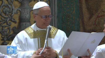 Papa Leone XIV in omelia nella Cappella Sistina