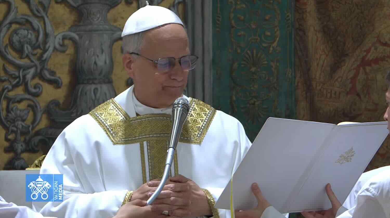 Papa Leone XIV in omelia nella Cappella Sistina