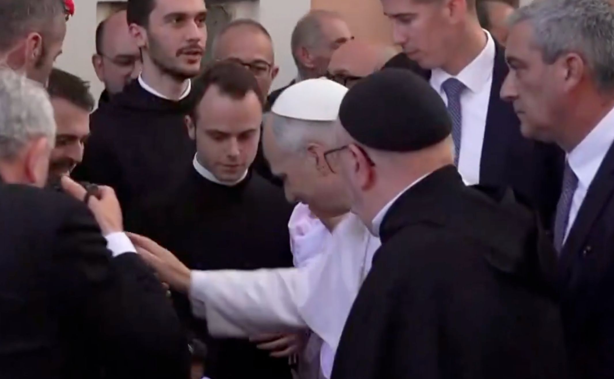 papa visita sorpresa