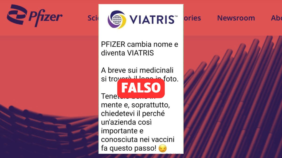 Pfizer cambia nome in Viatris? L’ennesima fake news Pfizer cambia nome in Viatris? L’ennesima fake news