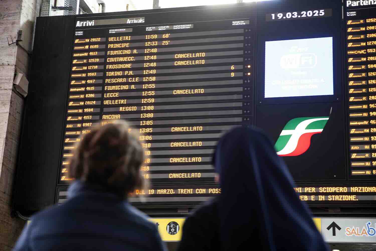 Sciopero treni