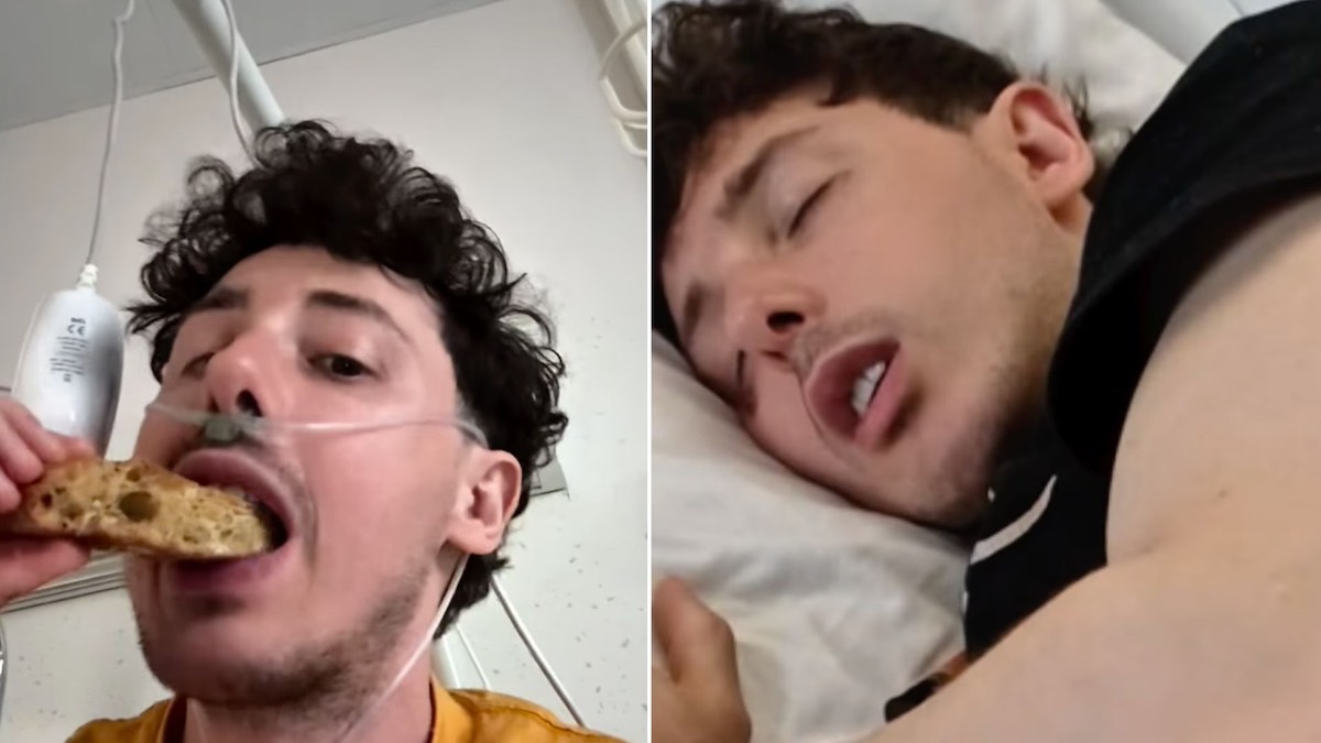 shade polmoni ironia dimesso ospedale video