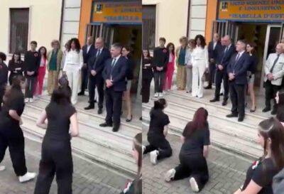 Valditara in visita a un liceo di Tivoli
