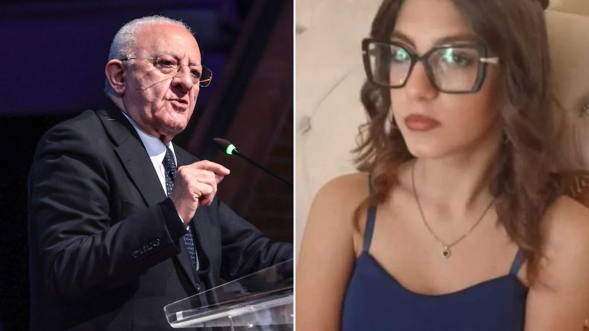 vincenzo de luca martina carbonaro commenti polemica