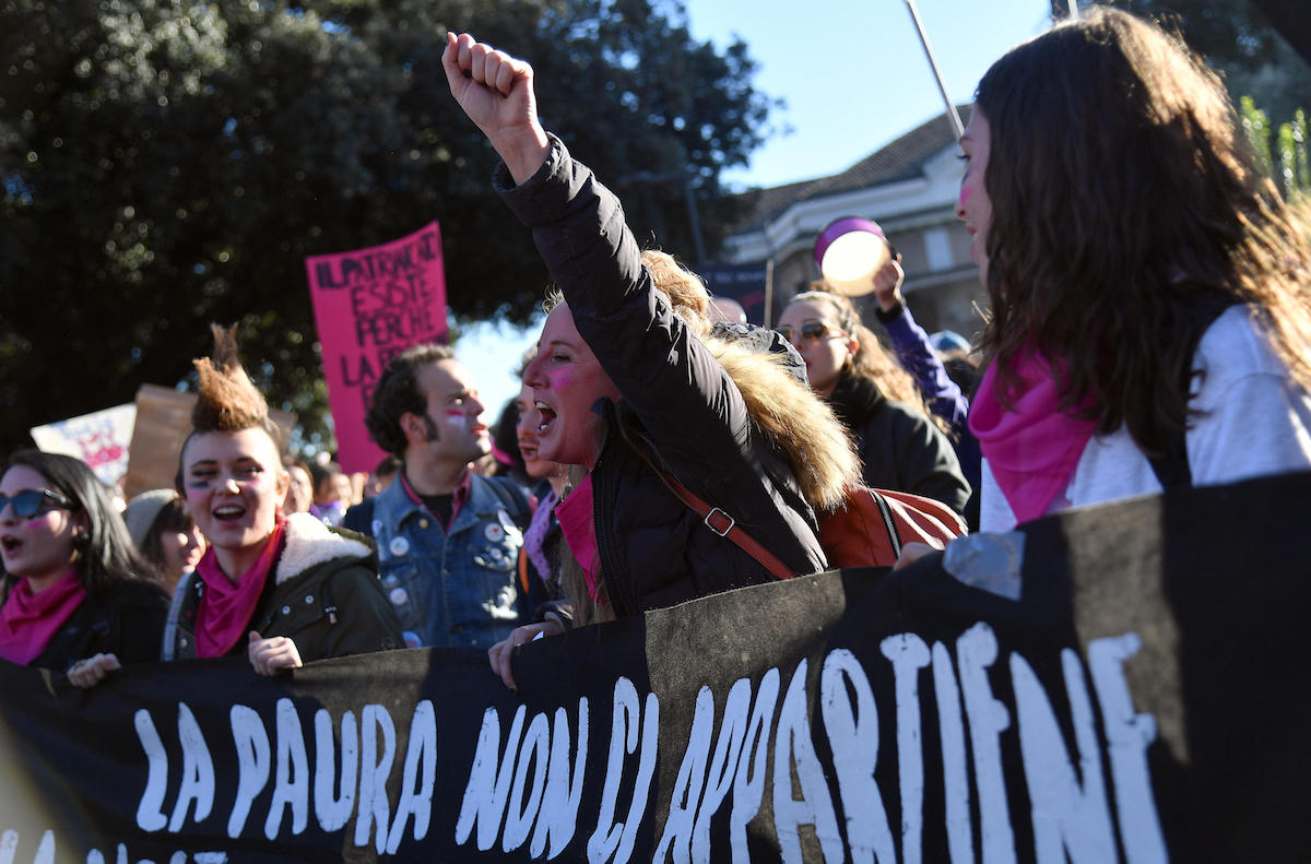 violenza sulle donne manifestazione reddito liberta inps