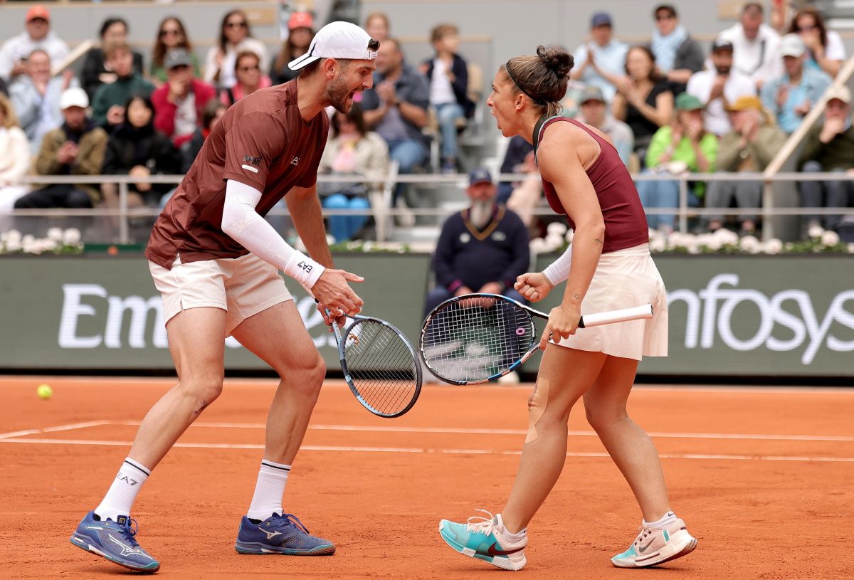 Errani e Vavassori vincono il doppio misto del Roland Garros