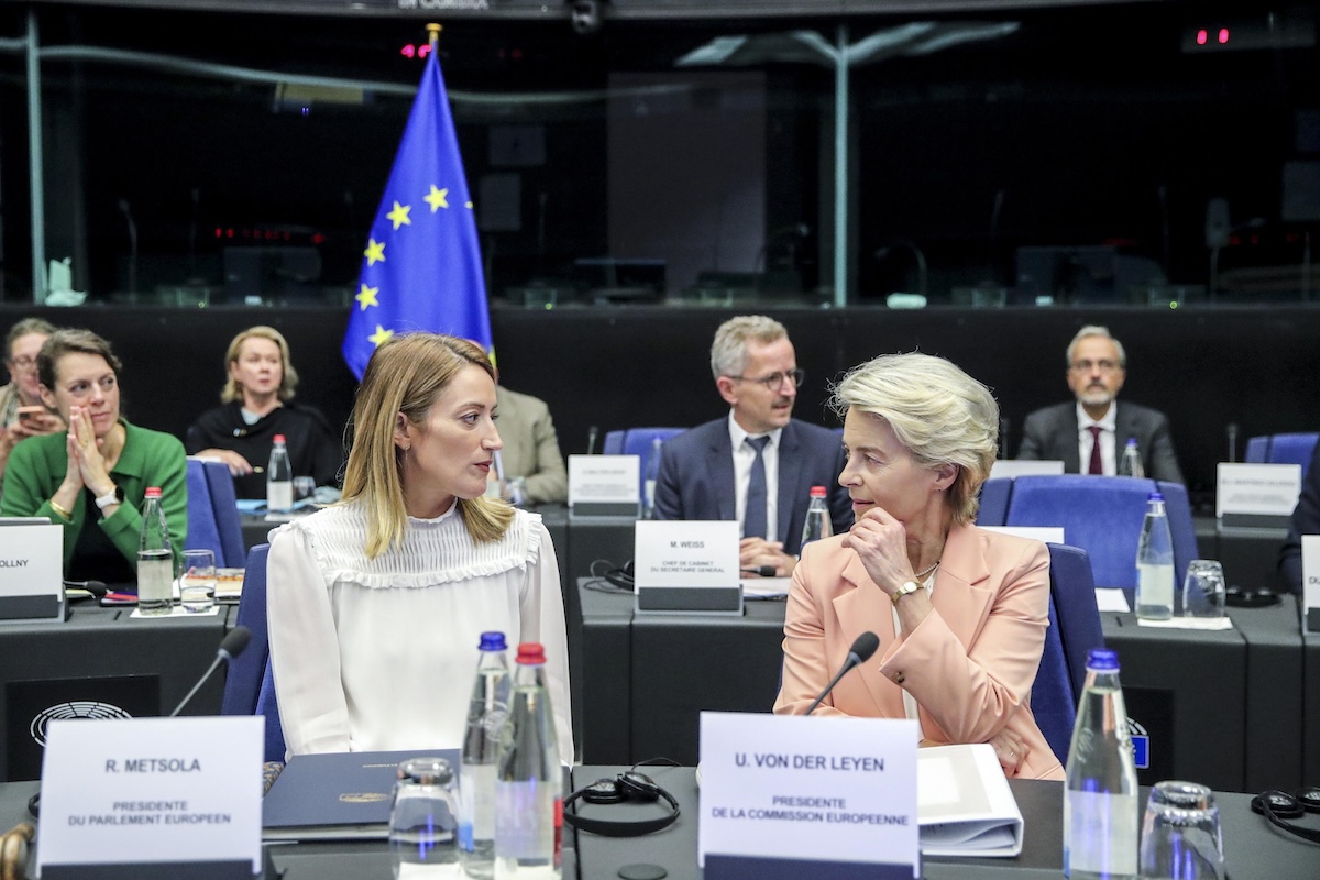 Roberta Metsola Ursula Von der Leyen Ue