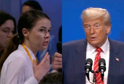 Myroslava Petsa e Donald Trump