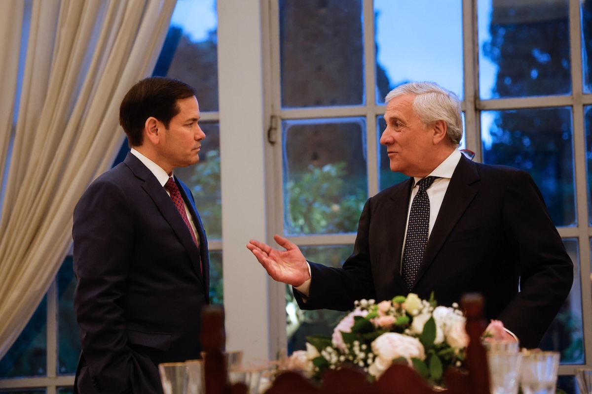 Tajani Rubio Italia Usa
