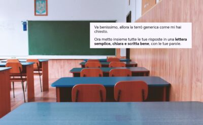 Scuola prof compiti chatgpt