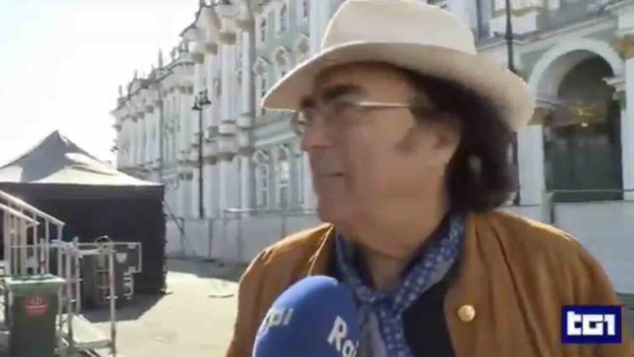 Al Bano al Tg1 sulla guerra Russia-Ucraina
