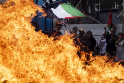 corteo contro guerra israele roma