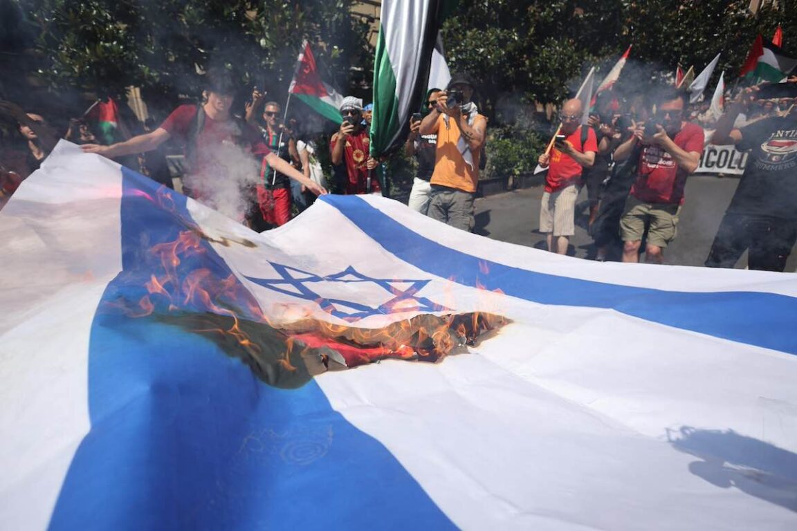corteo roma riarmo israele guerra