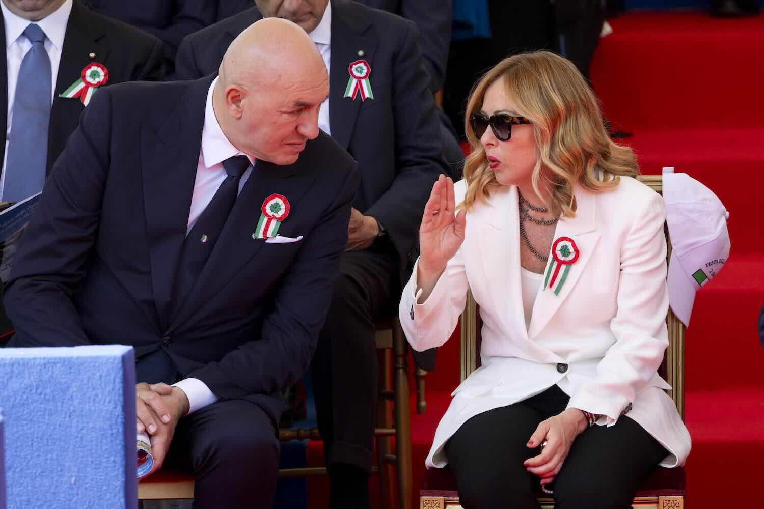 Guido Crosetto e Giorgia Meloni
