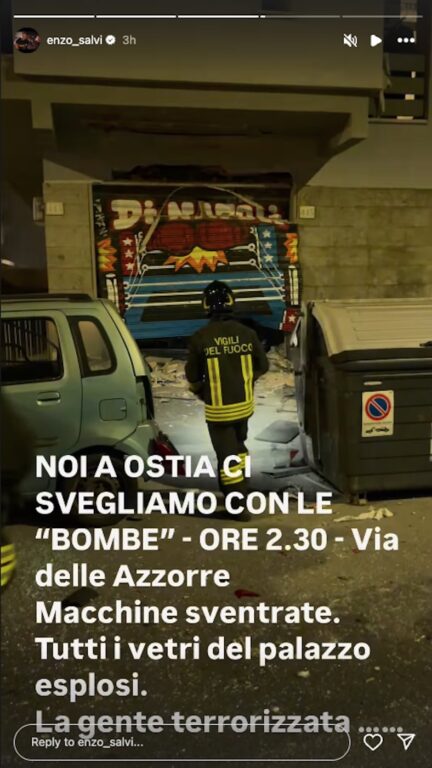 esplosione palestra ostia er cipolla