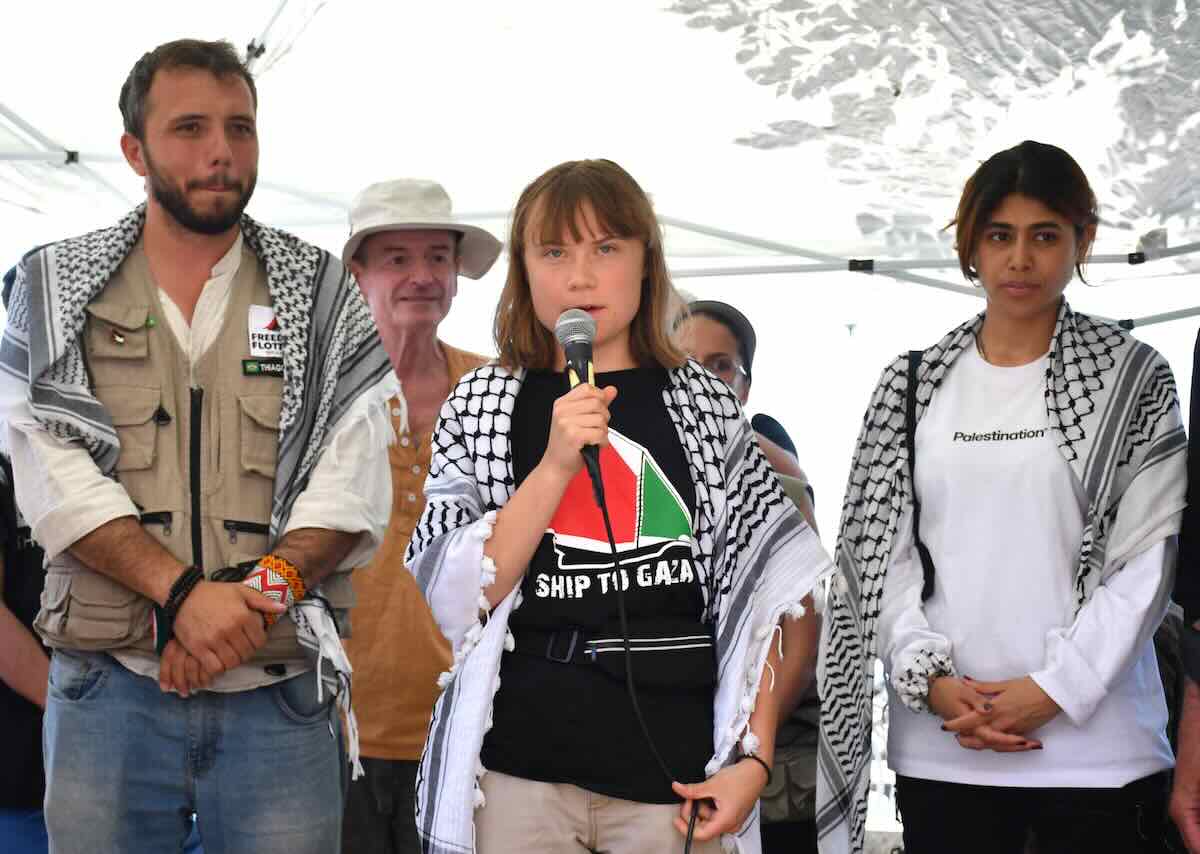 nave-flotilia-gaza-aiuti-umanitari-greta-thunberg