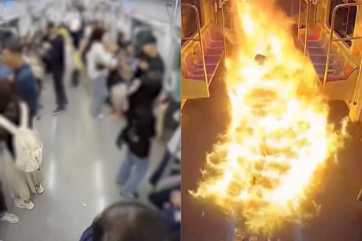 fuoco metro seul corea