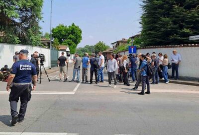 Giornalisti a Garlasco