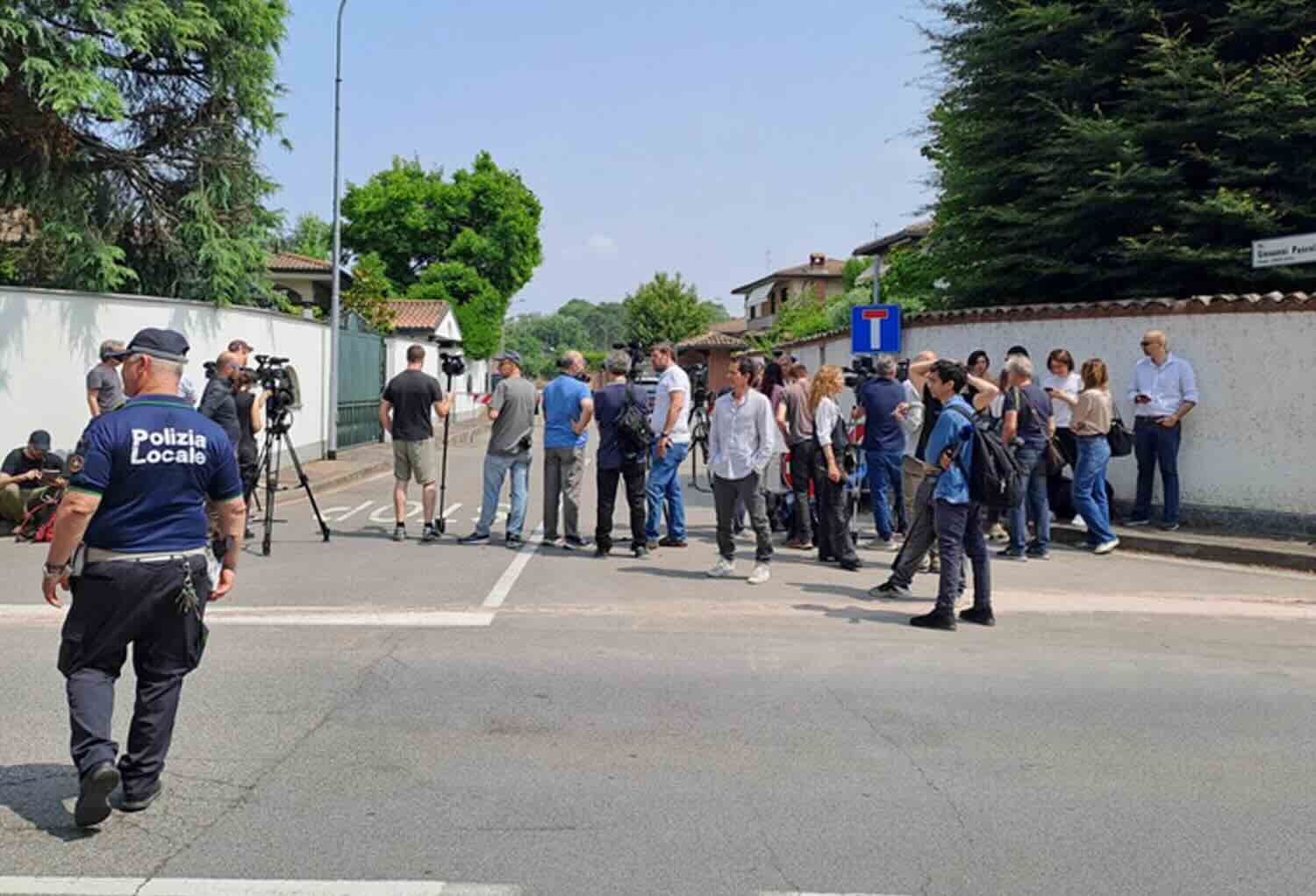 Giornalisti a Garlasco
