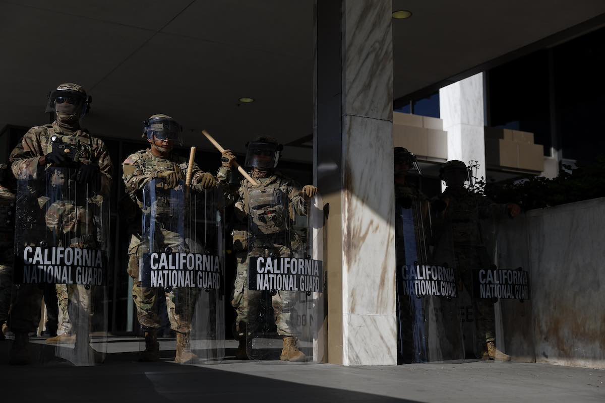 guardia nazionale proteste california trump