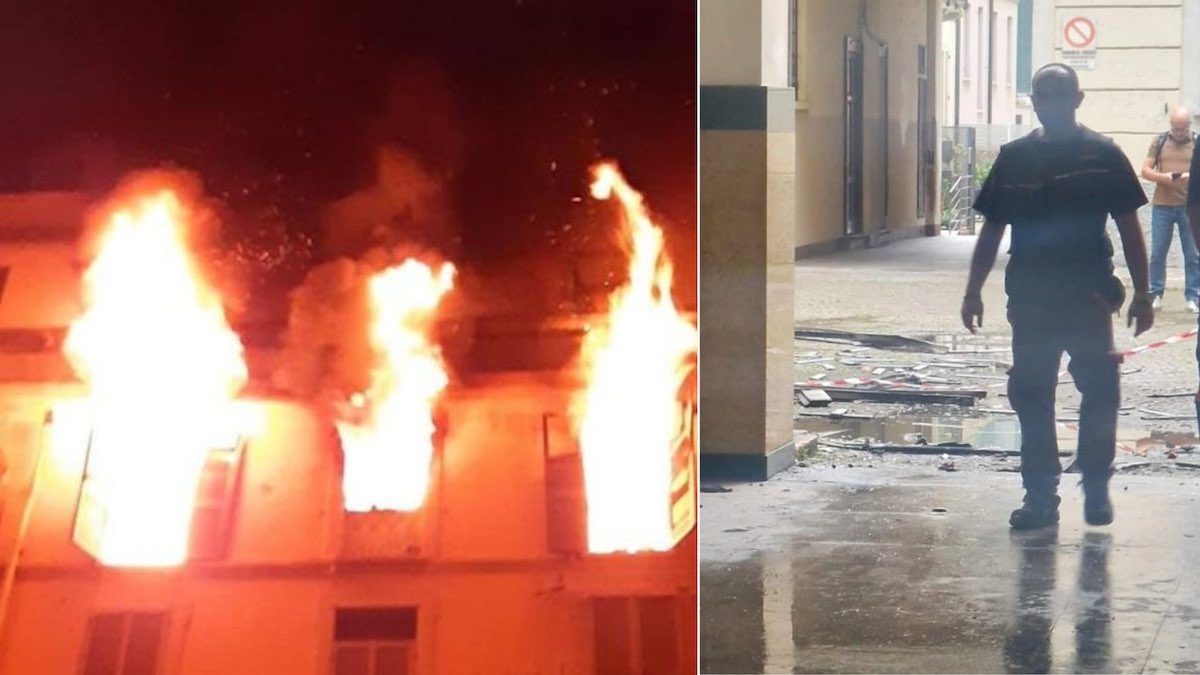 incendio milano donna compagno lite