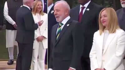 lula abbraccio giorgia meloni g7