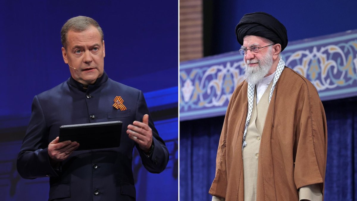 medvedev-khamenei-ayatollah-israele-iran