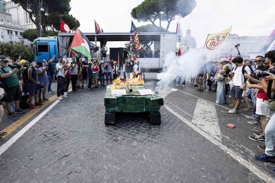 roma corteo guerra riarmo