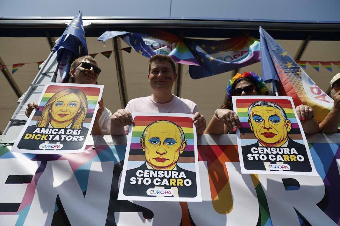 roma pride meloni putin orban