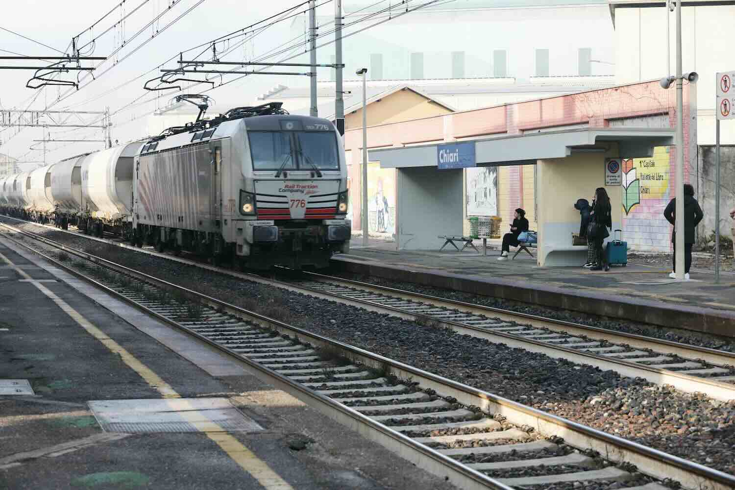Treno stazione sciopero