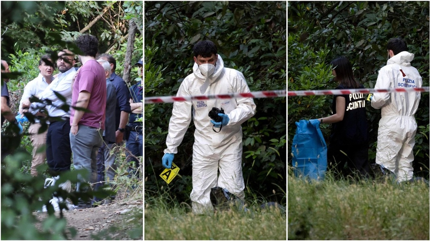 villa pamphili donna bambina morte uomo fagotto