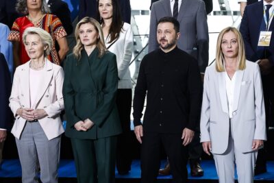 Meloni Zelensky Von der Leyen Ucraina