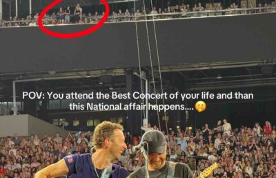 Coppia di amanti al concerto dei Coldplay