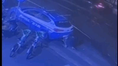 auto polizia rogo roma