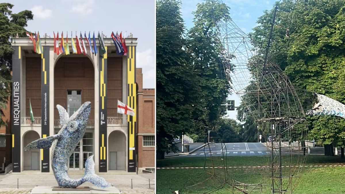balena triennale milano incendio