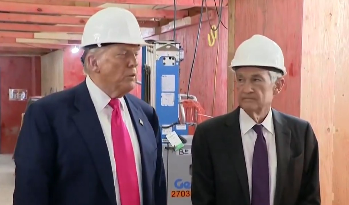 donald trump jerome powell fed