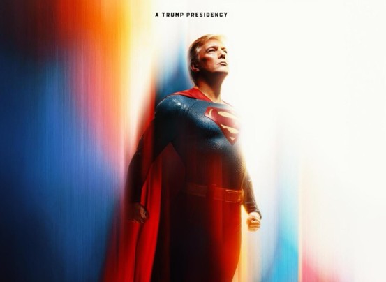 donald trump superman