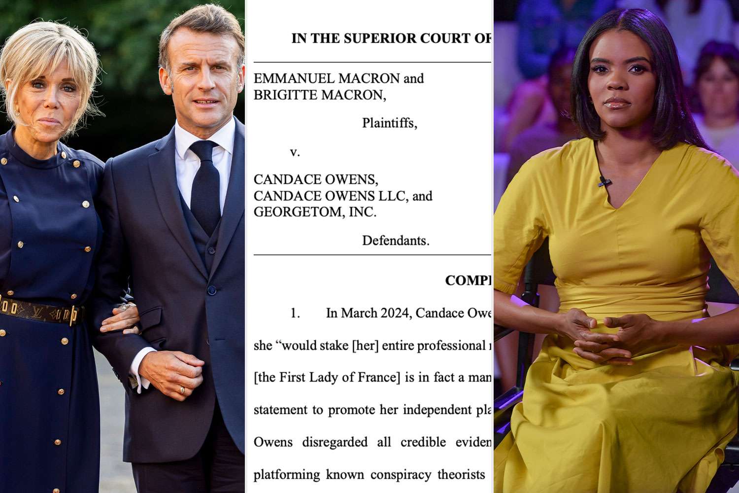 emmanuel macron brigitte macron candace owens causa diffamazione