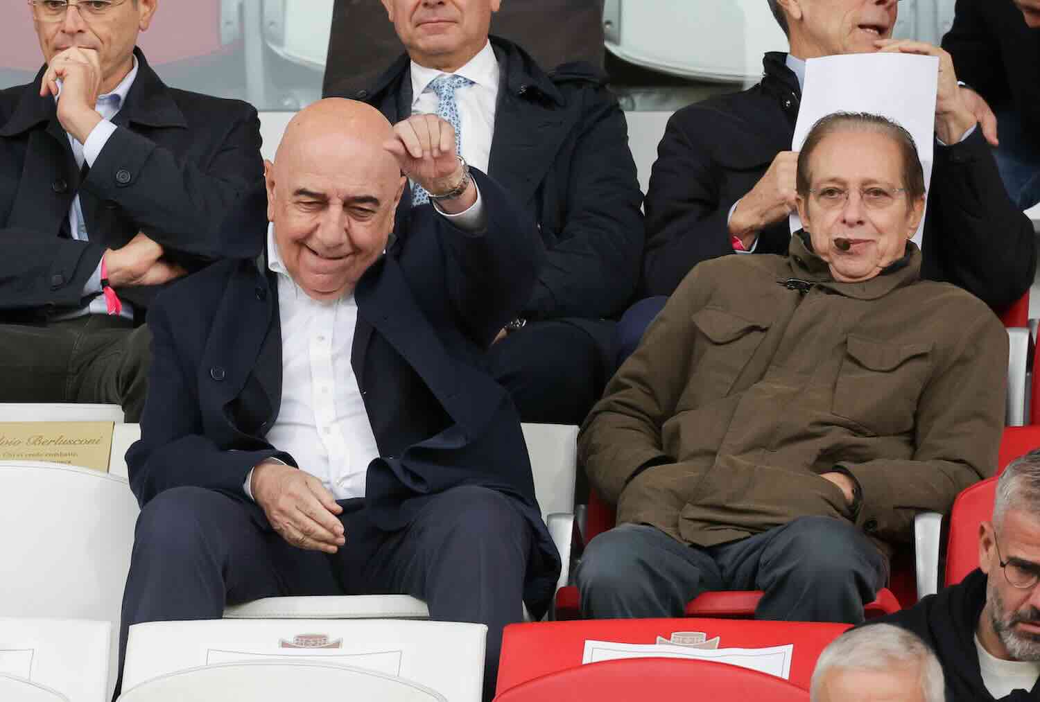 Adriano Galliani e Paolo Berlusconi