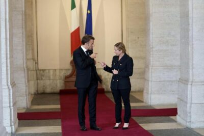 giorgia meloni emmanuel macron palestina riconoscimento
