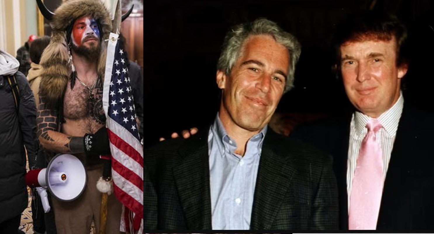 jake angeli donald trump jeffrey epstein