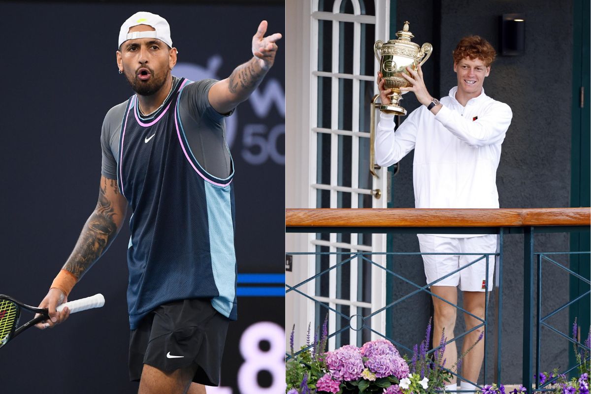 kyrgios critiche sinner stampa inglese