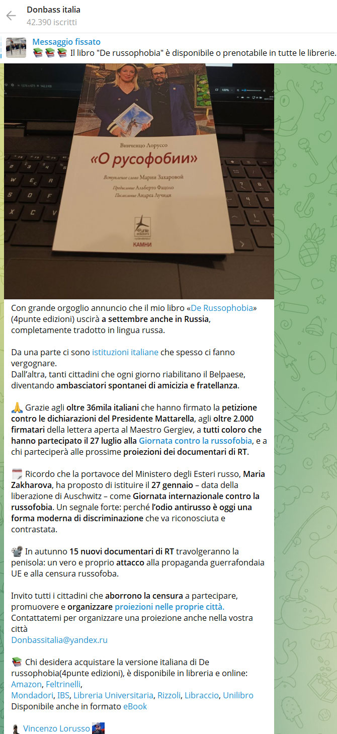 libro de russophobia mattarella telegram