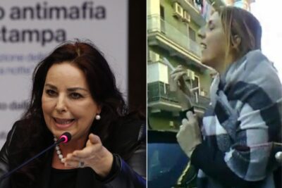 moglie boss aggredisce giornalista tg1 arrestata