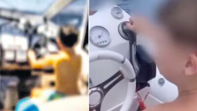motoscafo napoli bambini guida